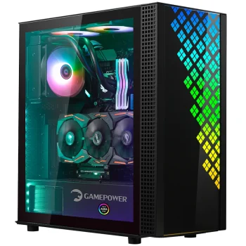 Gamepower Dawn Tg Rgb Gaming Case