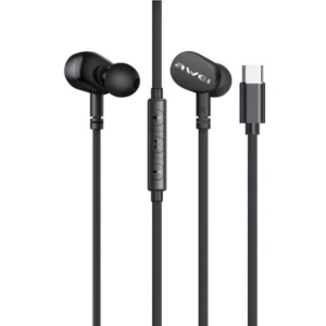 Awei Tc-7 Type-C Black Headphone