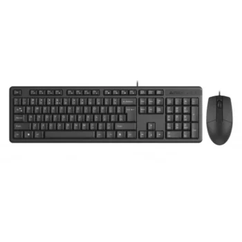 A4tech Kr-3330 Q Mm Black Tr Layout Keyboard Mouse Set