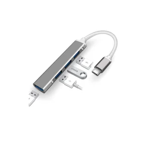 Ultra Slim Type-C 3.1 Hub Multipler Metal 4 Port Usb 3.0 Usb Multipler