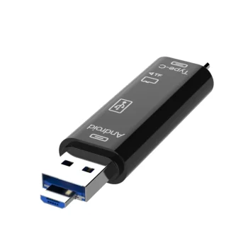 Type-C+ 1xmicrosd, 1xusb 2.0 D-188 Card Reader