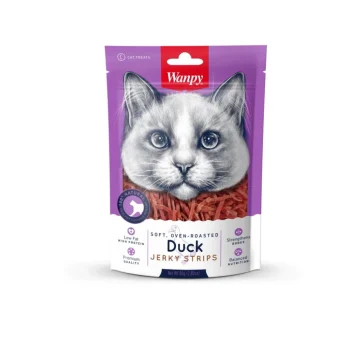 Wanpy Cat Duck Jerky Strips 80gr