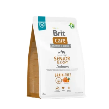 Brit Care Dog Food Grain-Free Senior & Light Salmon 3kg
