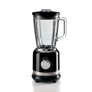 Ariete Moderna Blender With Glass Bowl 1000 Watt Steel Blade Black