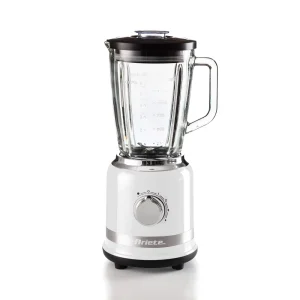 Ariete Moderna Blender With Glass Bowl 1000 Watt Steel Blade White