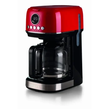 Ariete Moderna Filter Coffee Machine 15 Cups Programmable Red
