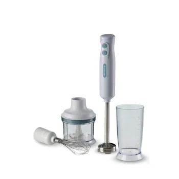 Ariete Breakfast Hand Blender 3in1 with Whisk & Chopper attachment White