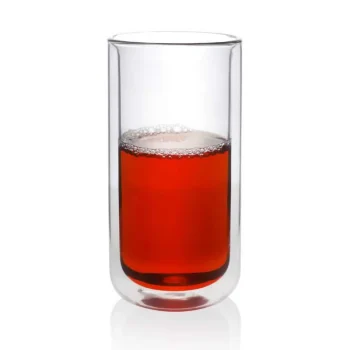 Straight Glass Double Layer / Double Walled 500 ml Large