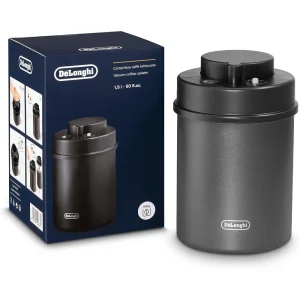 Delonghi-vacuum-sealed-coffee-canister-black-1