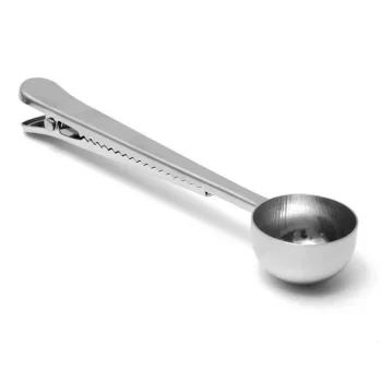 Coffee Spoon with Clip 17.5 Cm Metal