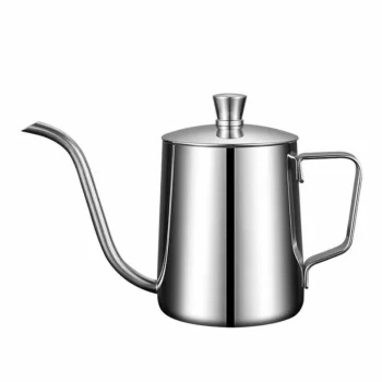 Mini Kettle 600 ml with Lid 500 ml Metallic