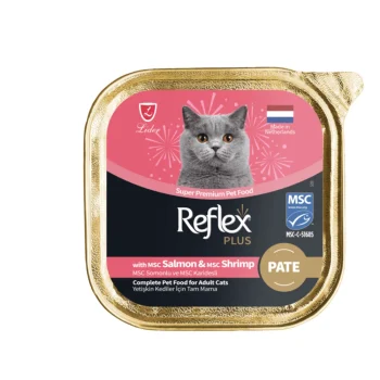 Reflex Plus Pate with MSC Salmon & MSC Shrimp for Adult Cats 85gr