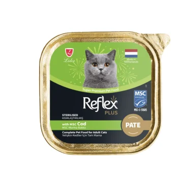 Reflex Plus Pate with MSC Cod for Sterilised Adult Cats 85gr