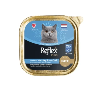 Reflex Plus Pate with MSC Herring & MSC Cod for Adult Cats 85gr