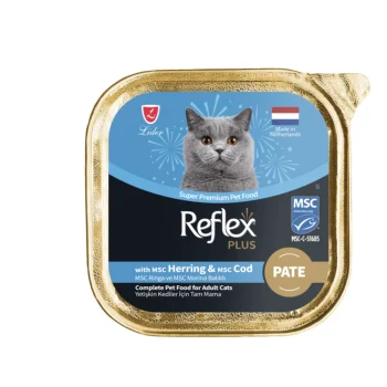 Reflex Plus Pate with MSC Herring & MSC Cod for Adult Cats 85gr