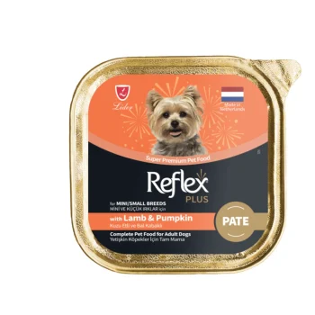 Reflex Plus Pate with Lamb & Pumpkin for Mini and Small Breed Adult Dogs 85gr
