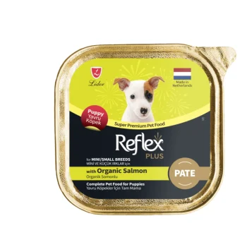 Reflex Plus Pate with Organic Salmon for Mini and Small Breed Puppies 85gr