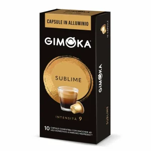 Gimoka Italy Nespresso Compatible Aluminum Coffee capsules Sublime Density 9 Arabica/Robusta