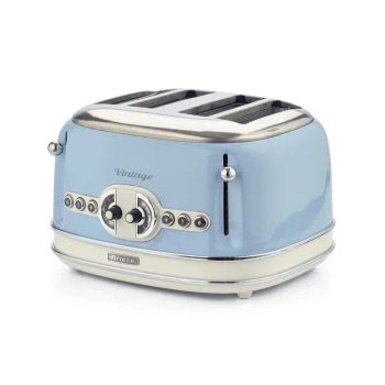 Ariete Vintage Toaster 4 Slices Blue