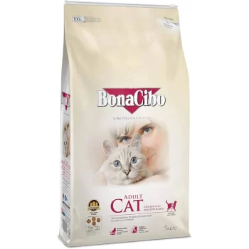 Bonacibo Superpremium Adult Cat Food Chicken&Rice With Anchovy 5kg