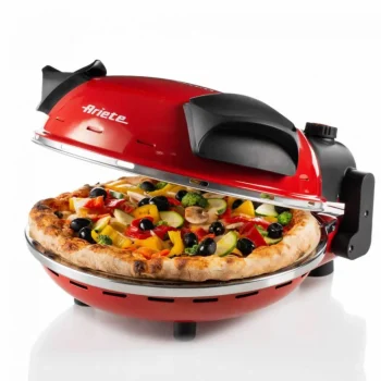 Ariete Pizza Oven Practical and Powerful with Special Pizza Stone Red