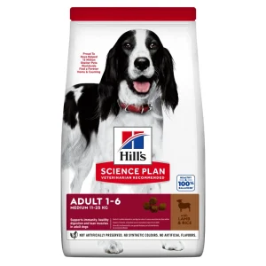 Hill's Science Plan Medium Breed 1-6y Adult Dog Food with Lamb & Rice 2.5kg