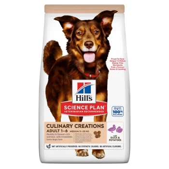 Hill's Science Plan Culinary Creations Medium Breed 1-6y Adult Dog Food with Duck & Potatoes 14kg
