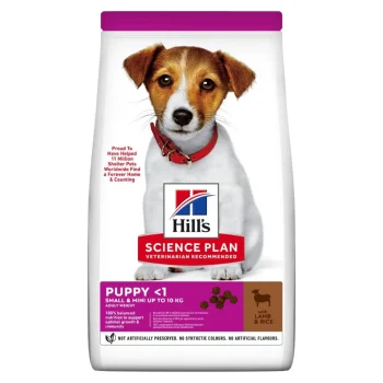 Hill's Science Plan Small Breed 1< Puppy Dog Food with Lamb & Rice 6kg