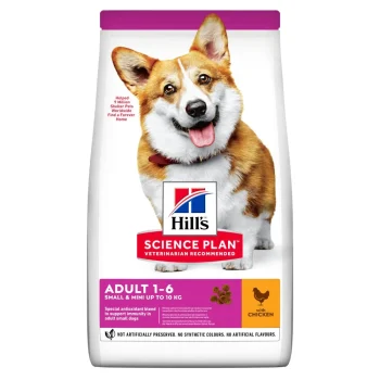 Hill's Science Plan Small Breed 1-6y Adult Dog Food with Chicken 3kg