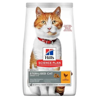 Hill's Science Plan Sterilised 1-6y Adult Cat Food with Chicken 10kg