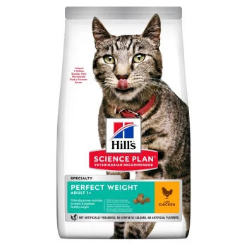 Hill's Science Plan Perfect Weight 1+ Adult Cat Food with Chicken 2.5kg