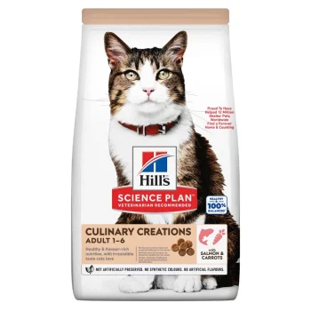 Hill's Science Plan Culinary Creations 1-6y Adult Cat Food with Salmon & Carrots 10kg