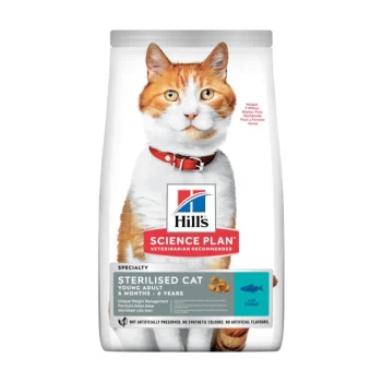 Hill's Science Plan Sterilised 6m-6y Young Adult Cat Food with Tuna 3kg