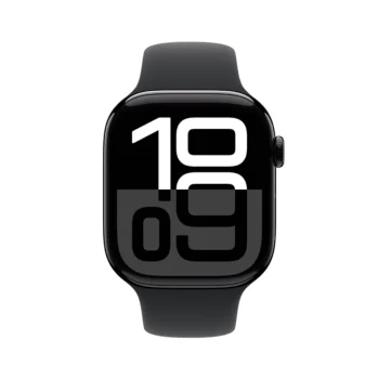 Apple Watch Series 10 Jet Black 46mm GPS M/L Aluminum Smartwatch