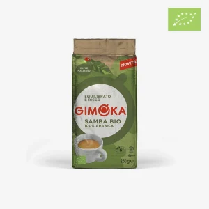 Gimoka Italy Samba Bio Ground Coffee 250 gr 100% Arabic Organic