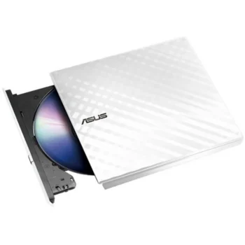 Asus Sdrw-08d2s-U Lite External Slim Dvd-Rw White Optic Reader