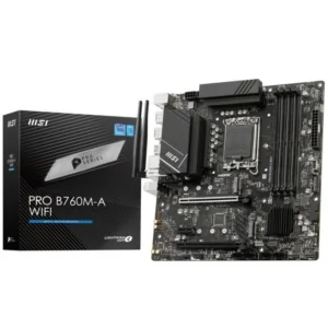 Msi Pro B760m-A Wifi Ddr5 S+V+Gl 1700p Motherboard