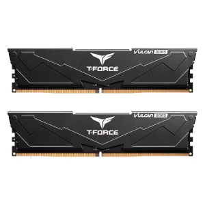 Team T-Force Vulcan Black 32gb (2x16gb) 6400mhz Ddr5 Cl40 Memory