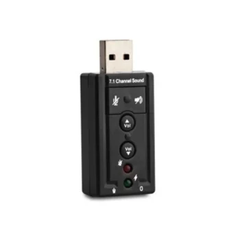 7.1 Channel 3.5 Mm Jack Usb Sound Card