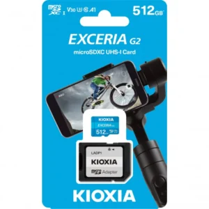 Kioxia 512gb Micro Sdxc G2 4k 100mb/S Lmex2l512gg2 V30 U3 Memory