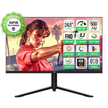 Gamepower 24.5" Scorp S10 Rgb 500hz 0.2ms Fhd Flat Ips Speaker Monitor