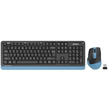 A4tech Fg1035 Q Blue Tr Layout Wireless Keyboard Mouse Set