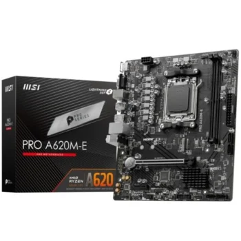 Msi Pro A620m-E Am5 Ddr5 6800(Oc) Hdmi, Vga, 1x M.2, Usb3.2, G Motherboard