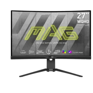 Msi 27" G275cqrxf Curved 1000r Rapid Va 240hz 1ms 2560x1440 Monitor