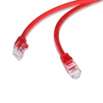 Flaxes Fnk-601k 1mt Cat6 Patch Cable Red Cable