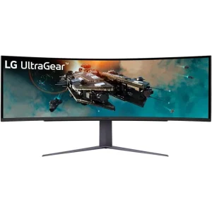 Lg 49" 49gr85dc-B Curved 1ms 240hz Dual Qhd Hdmi Dp Monitor