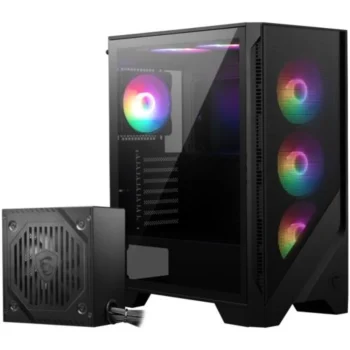 Msi Mag Forge 120a B65 Rgv 650w 80+ Bronze Atx Mid Tower Case