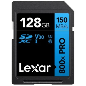 Lexar 128gb Professional 800x Pro Sdxc Uhs-I Cards Up To 150mb/S- 45mb Memory Card
