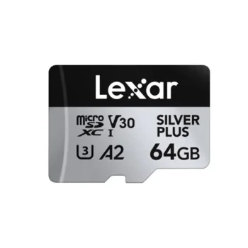 Lexar 64gb Silver Plus Microsdxc Uhs-I 205mb/S-100mb/S C10 A2 V30 Memory Card