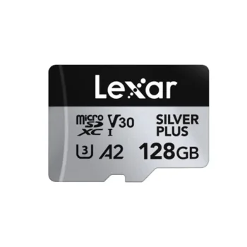 Lexar 128gb Silver Plus Microsdxc Uhs-I 205mb/S-100mb/S C10 A2 V30 Memory Card
